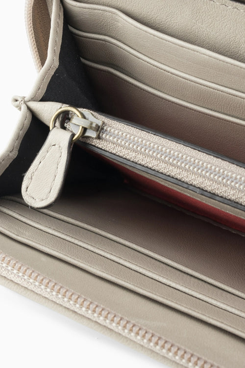 Ash Grey Large Wallet