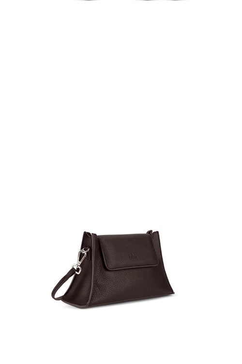 Winnie Pebble Cacao Mini Crossbody Bag
