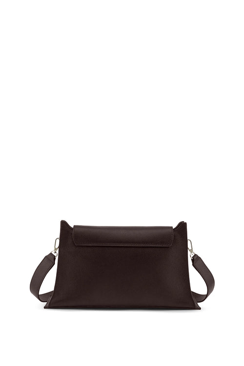 Winnie Pebble Cacao Shoulder Bag