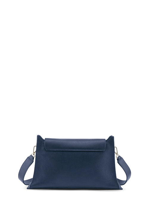 Winnie Pebble Navy Shoulder Bag