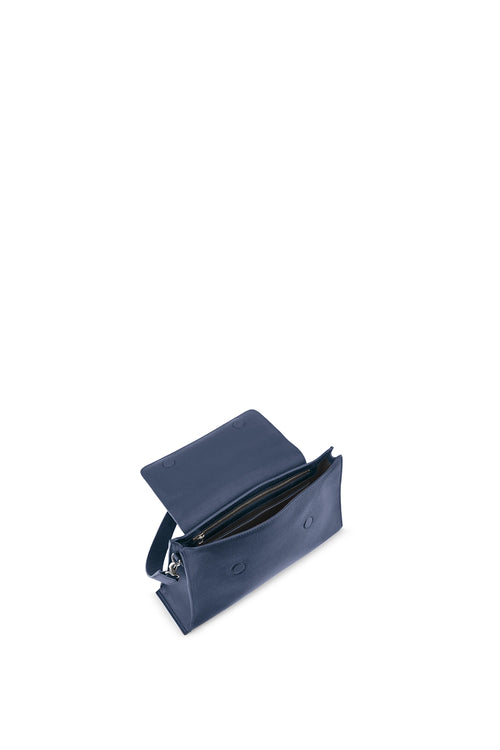 Winnie Pebble Navy Shoulder Bag