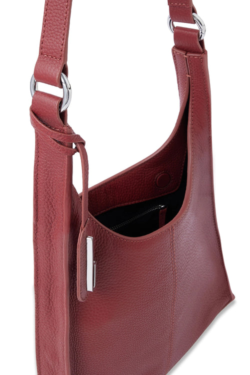 Winnie Pebble Cherry Soft Shoulder Bag