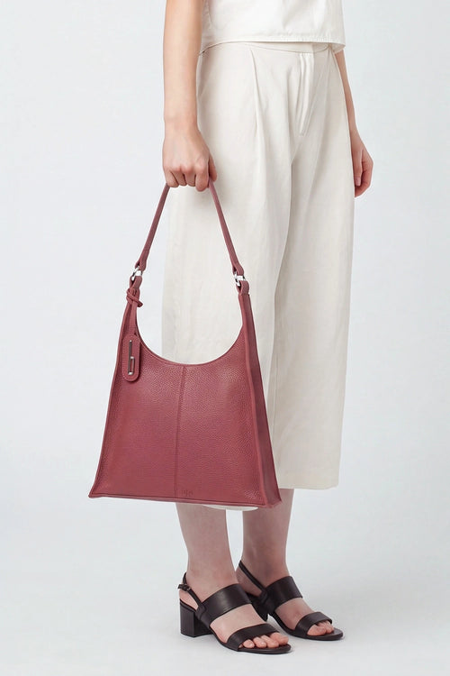 Winnie Pebble Cherry Soft Shoulder Bag