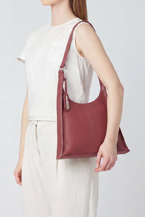 Winnie Pebble Cherry Soft Shoulder Bag