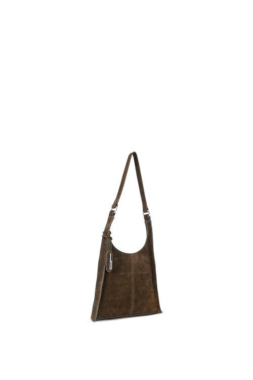 Winnie Suede Palm Soft Shoulder Bag