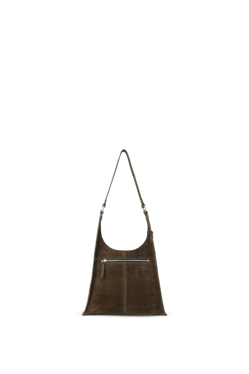 Winnie Suede Palm Soft Shoulder Bag