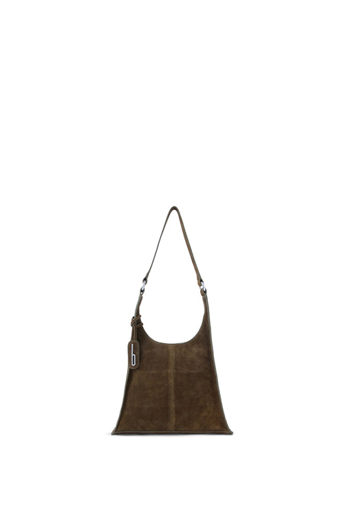 Winnie Suede Palm Soft Shoulder Bag