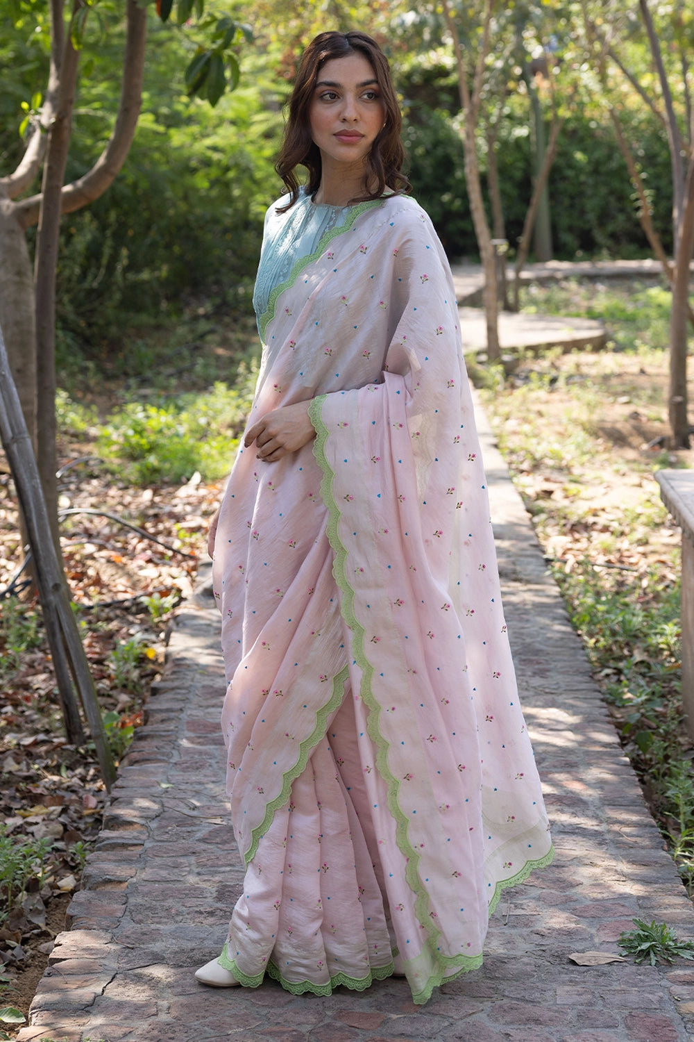 Love Note Pink Saree