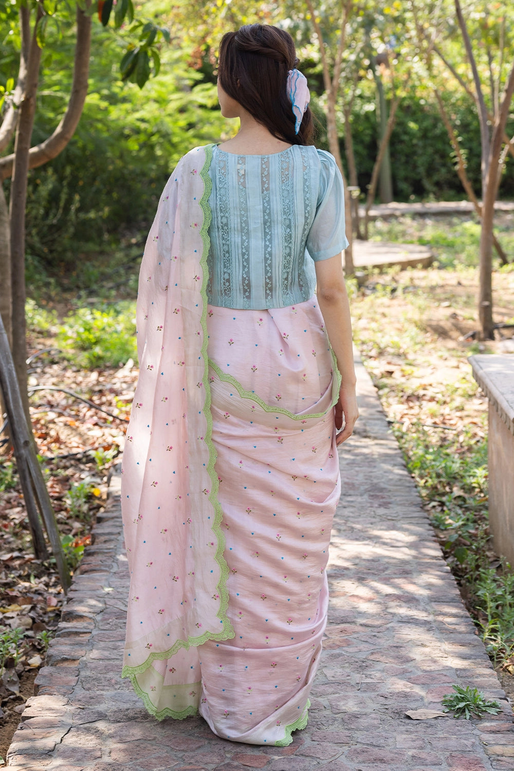 Love Note Pink Saree