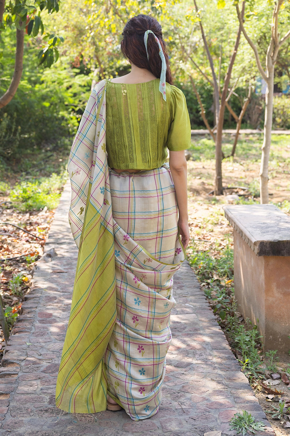 Tic-tac-love Jamdani Saree