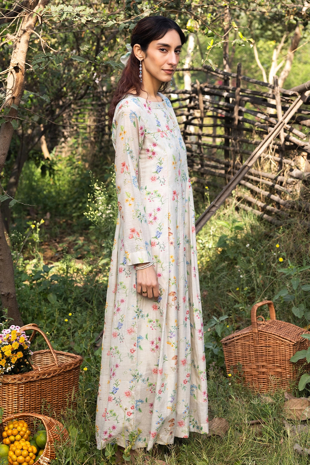 Cottage Charm Beige Dress