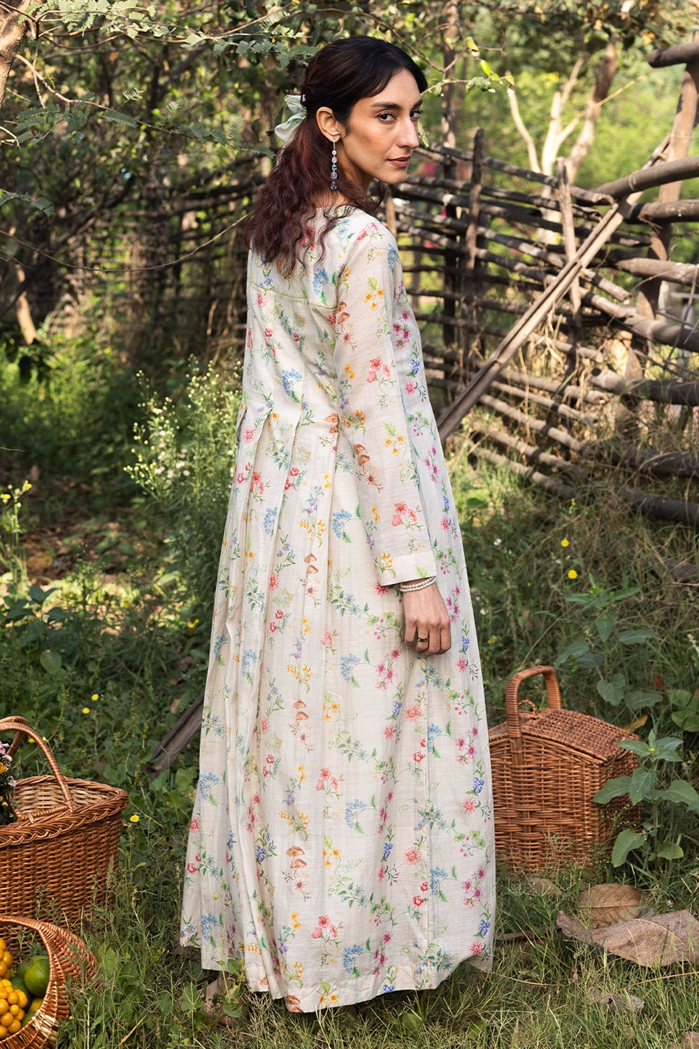 Cottage Charm Beige Dress