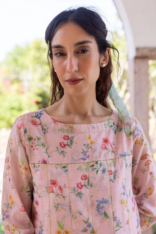 Cottage Charm Pink Dress