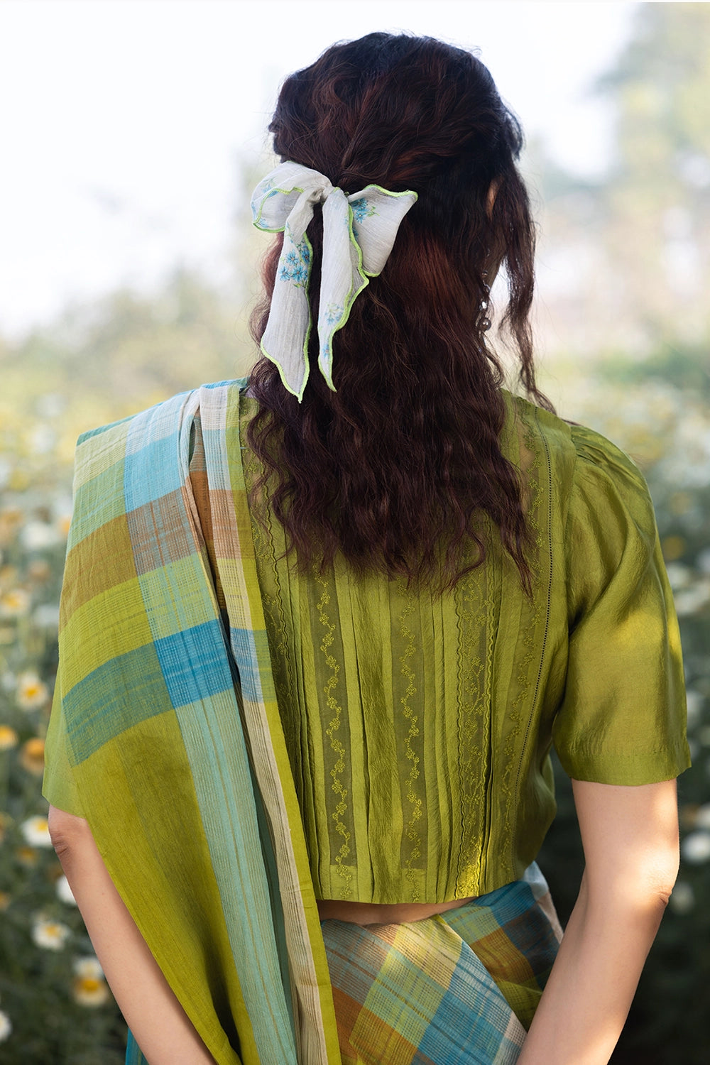 Whispering Ivy Green Blouse