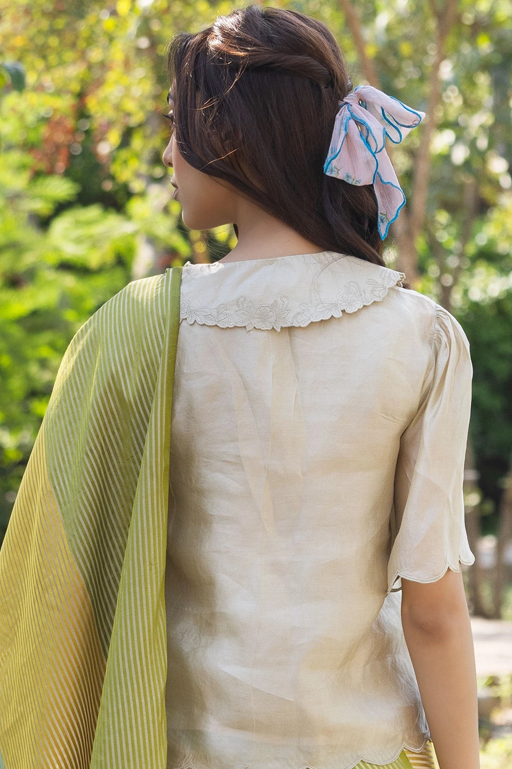 Secret Garden Beige Blouse