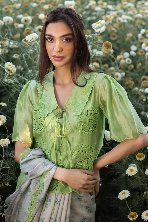Secret Garden Green Blouse