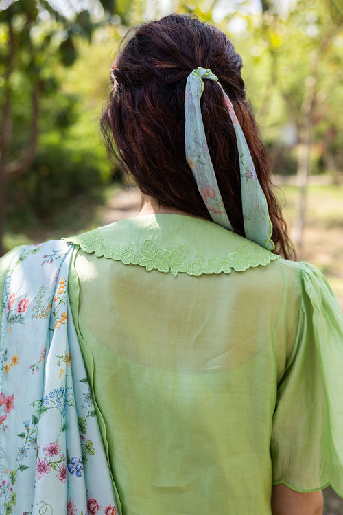 Secret Garden Green Blouse