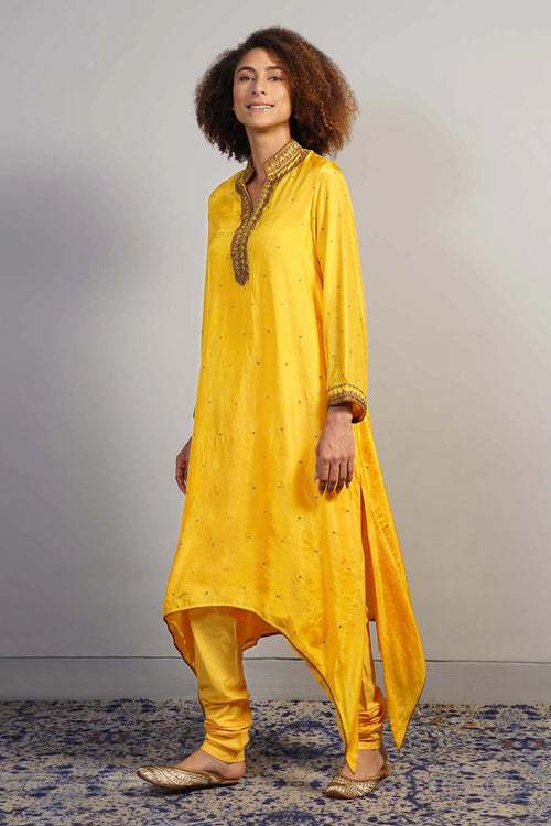 Sunshine Yellow Embroidered Kurta Set