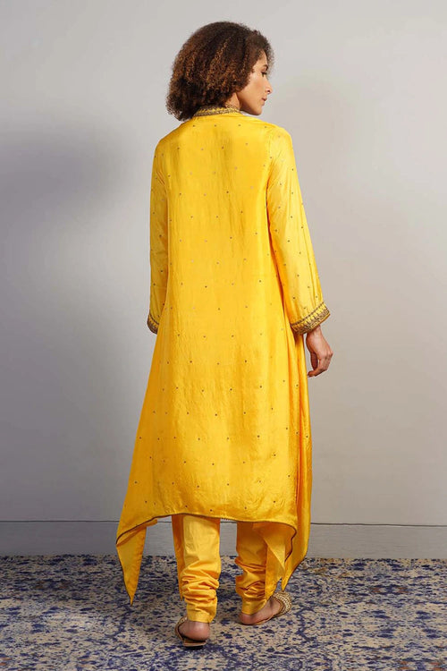 Sunshine Yellow Embroidered Kurta Set