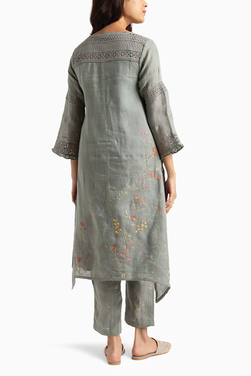 Walk in the Clouds Fly Free Jade Tunic and Pant Set