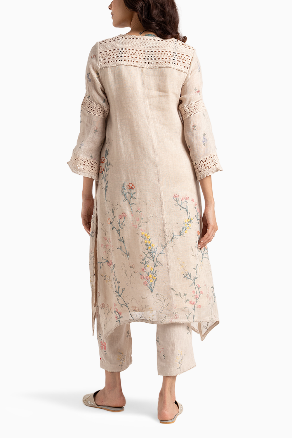 Walk in the Clouds Fly Free Sand Tunic and Pant Set