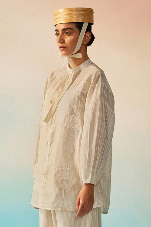 Akai Ito Mandarin Shirt