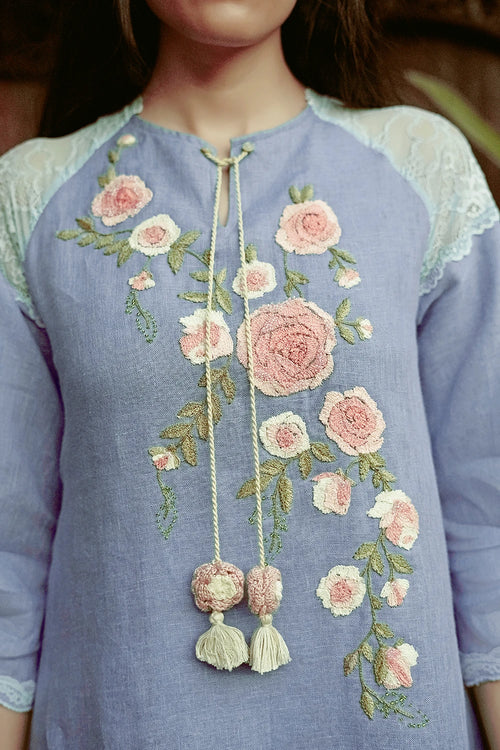 Whimsical Garden Inkblot Kismat Dress