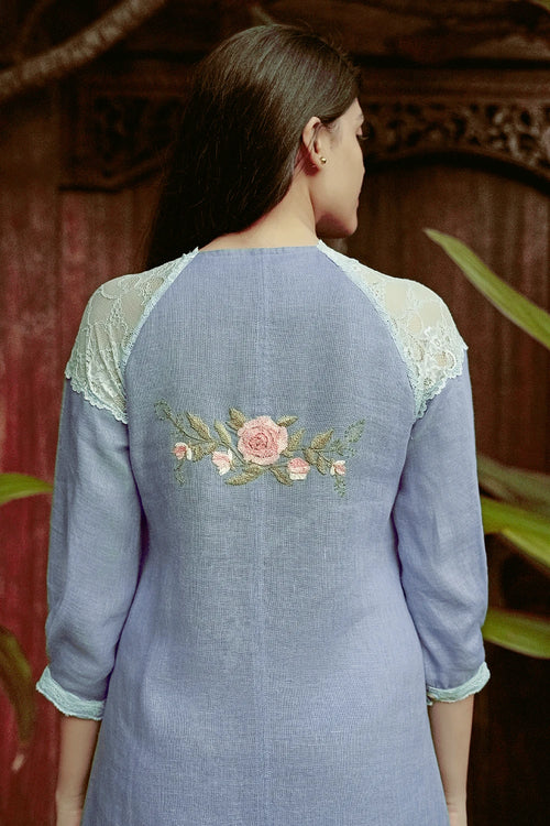 Whimsical Garden Inkblot Kismat Dress