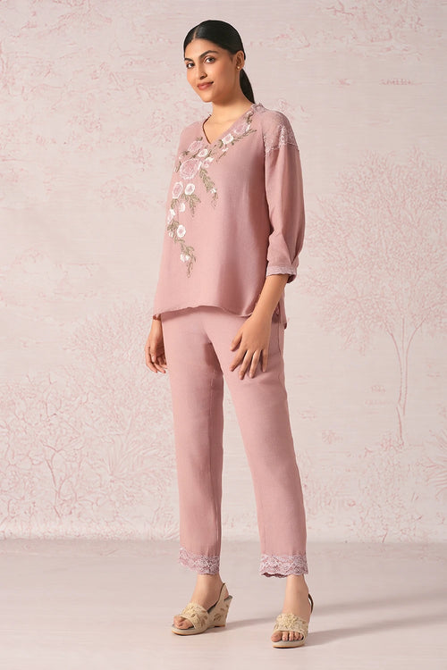 Whimsical Garden Rose Bud Kismat Co-ord
