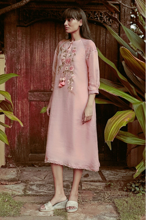 Whimsical Garden Rose Bud Kismat Dress