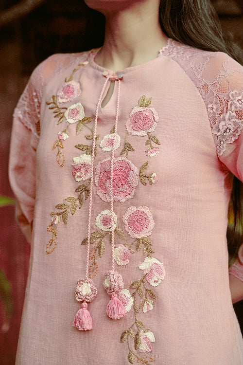 Whimsical Garden Rose Bud Kismat Dress