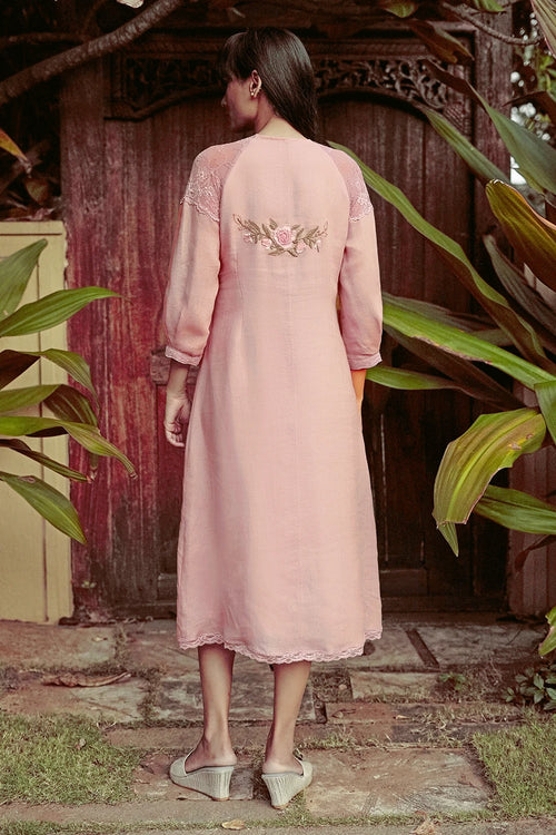 Whimsical Garden Rose Bud Kismat Dress