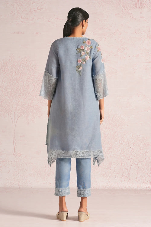 Whimsical Garden Inkblot Fly Free Tunic Set