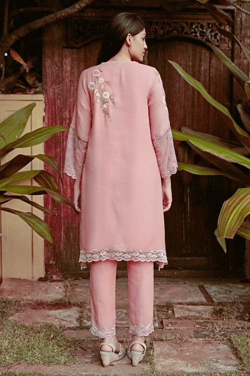 Whimsical Garden Rose Bud Fly Free Tunic Set