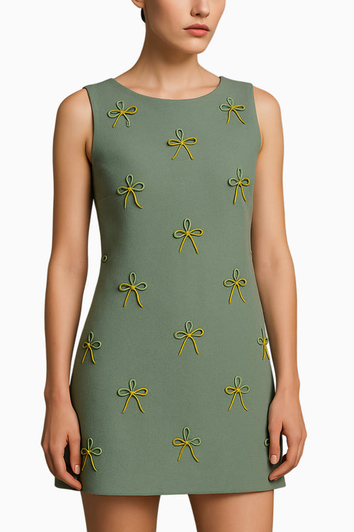 Sage Shift Dress