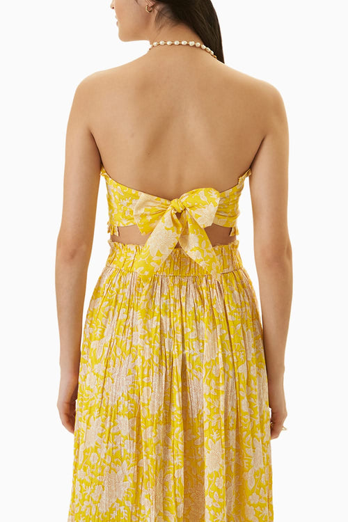 Yellow Jaipur Beach Top