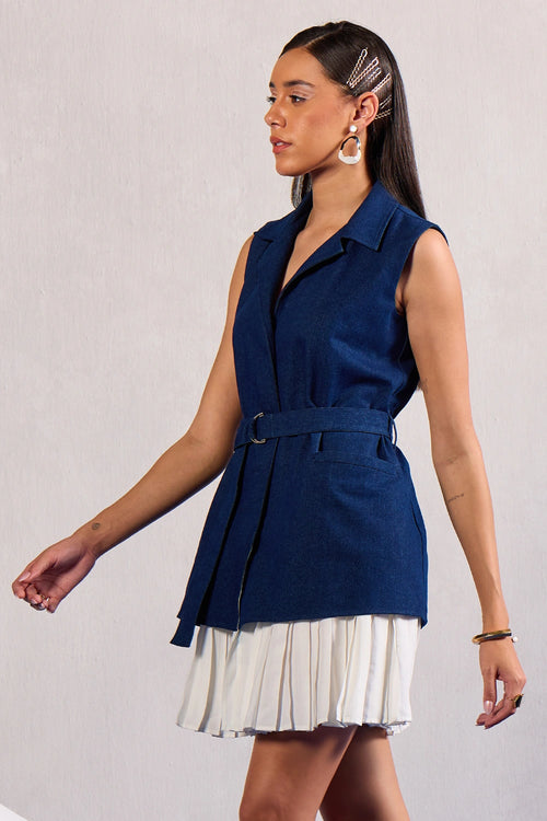 Denim Short Dress