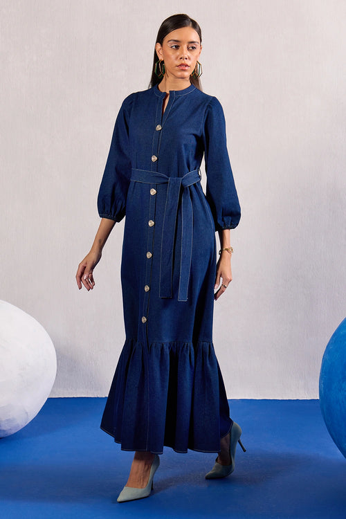 Denim Maxi Dress