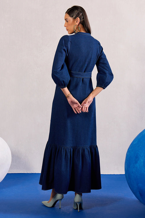 Denim Maxi Dress