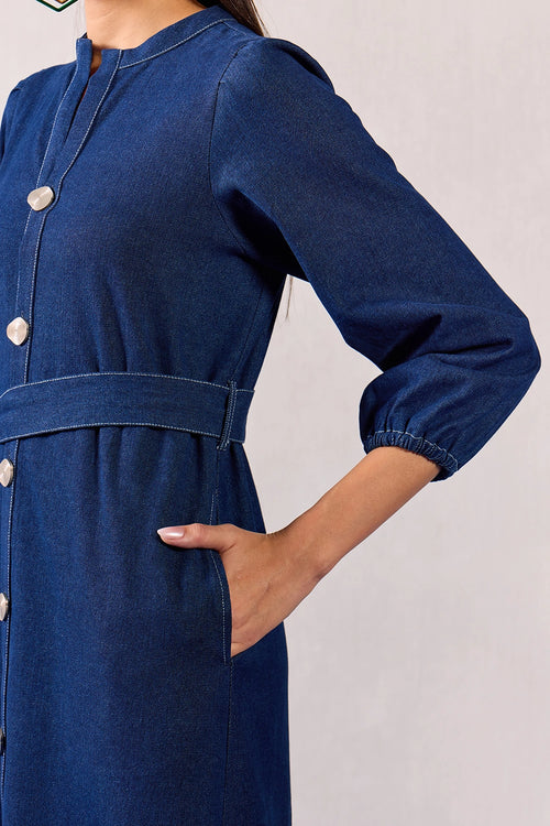 Denim Maxi Dress