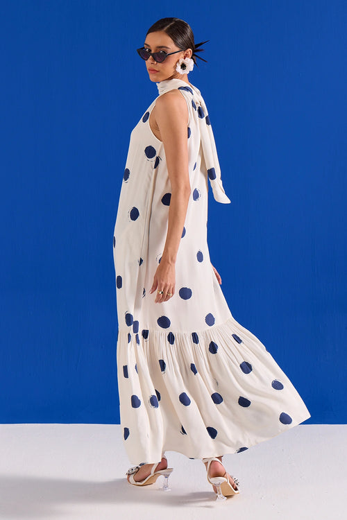 Polka Maxi Dress
