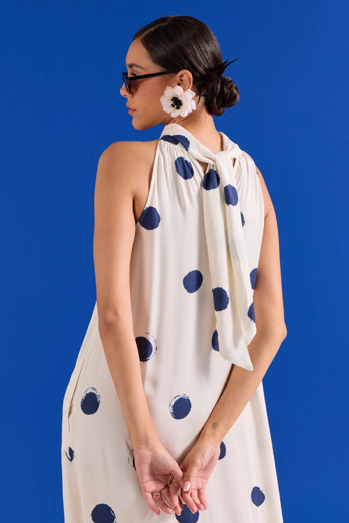 Polka Maxi Dress