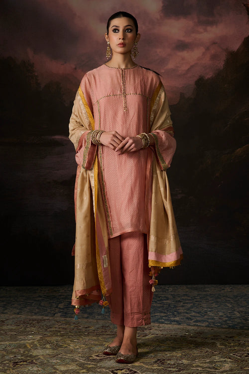 Zia Dusty Pink Kurta Set