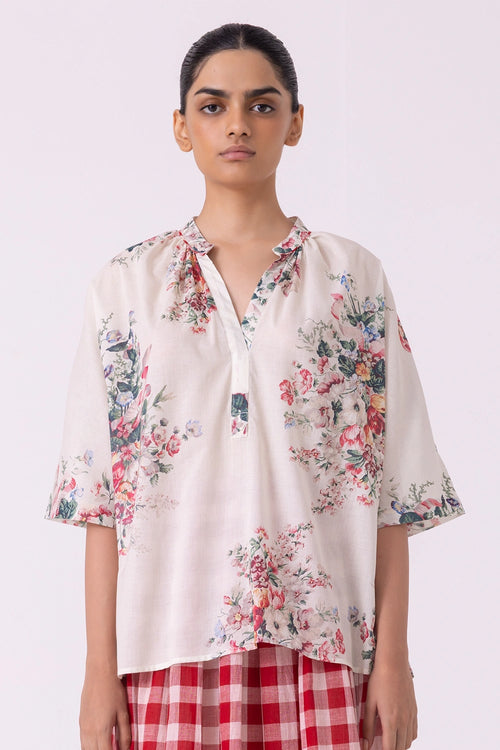 Meg Floral Printed Top