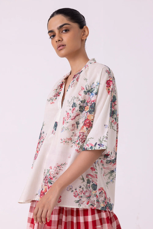 Meg Floral Printed Top