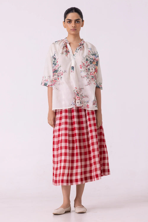 Meg Floral Printed Top