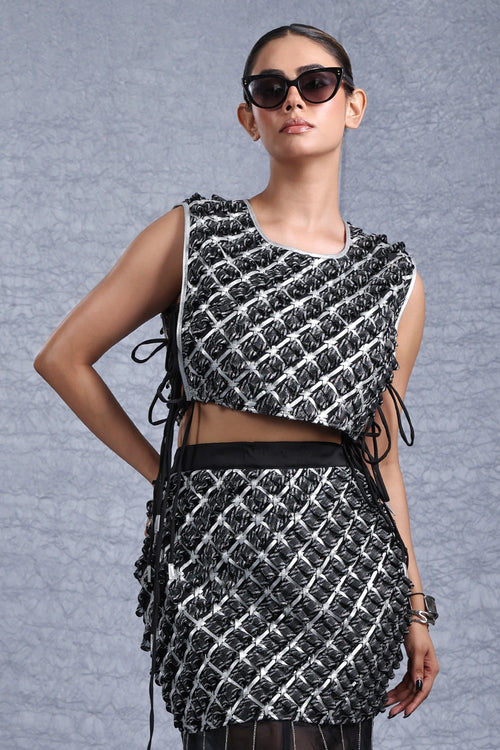 Zara Silver Vest