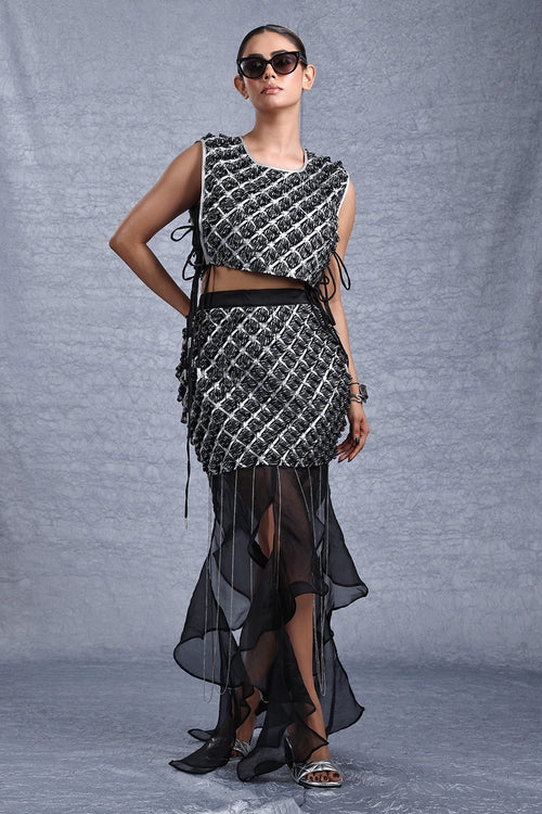 Zara Vest And Skirt Set
