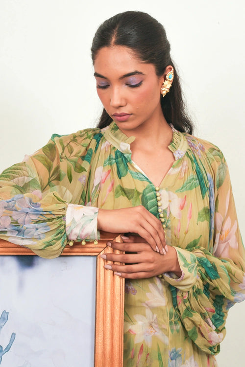 Zinnia Chiffon Breeze Co-ord Set