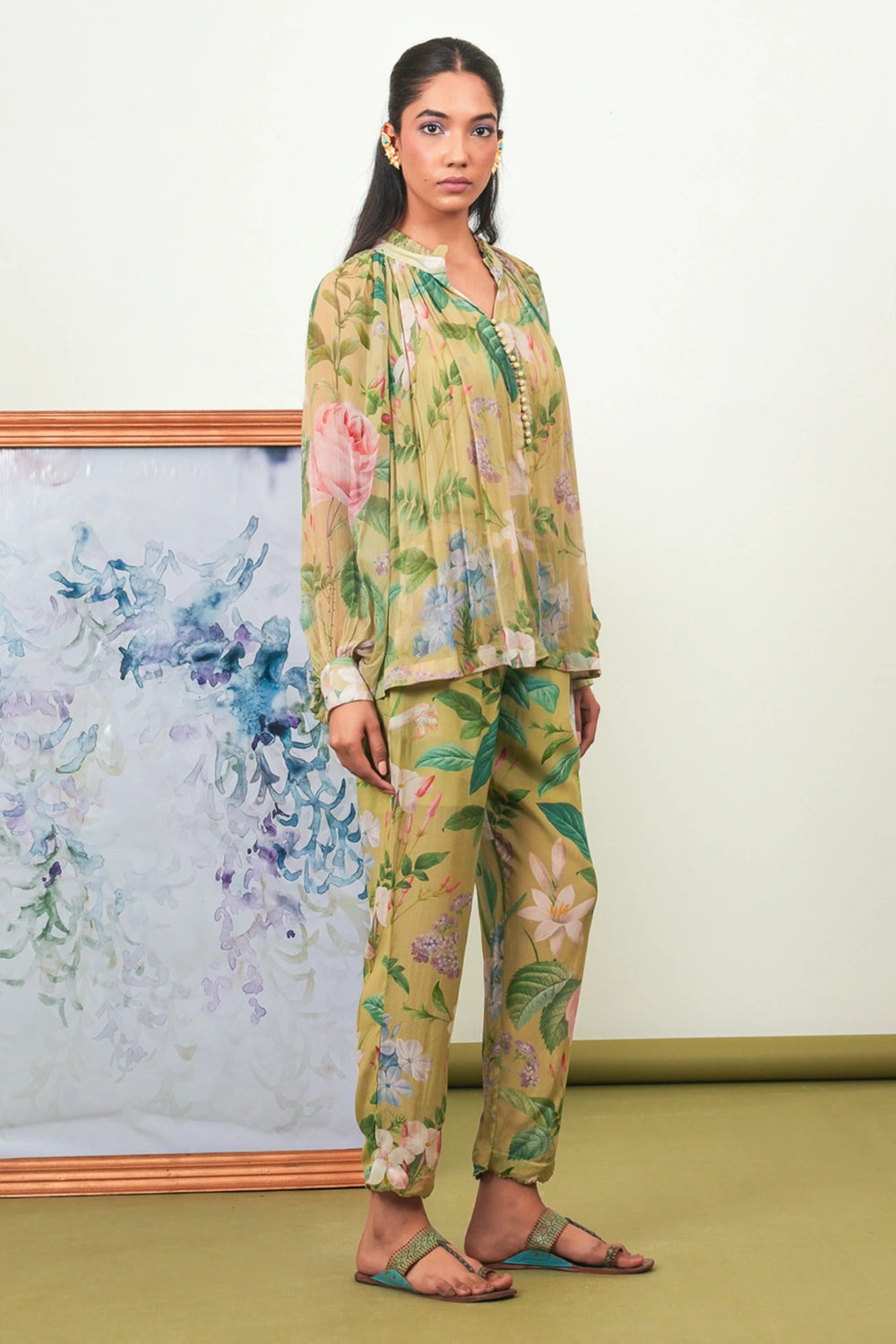 Zinnia Chiffon Breeze Co-ord Set